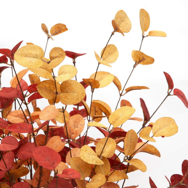 VGIA 6 Pcs Artificial Eucalyptus Stems Fall Decorations with Fall Eucalyptus Leaves Autumn Decorations for Office and Home Artificial Plants for Floral Arrangement - Image 4